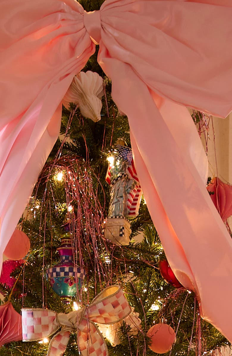 MACKENZIE CHILDS Statue of Liberty Glass Ornament, Alternate, color, Blue