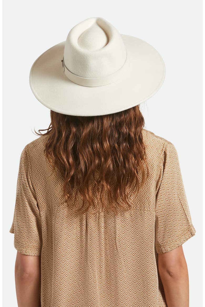 Eleanor Packable Wool Felt Hat, Alternate, color, OFF WHITE