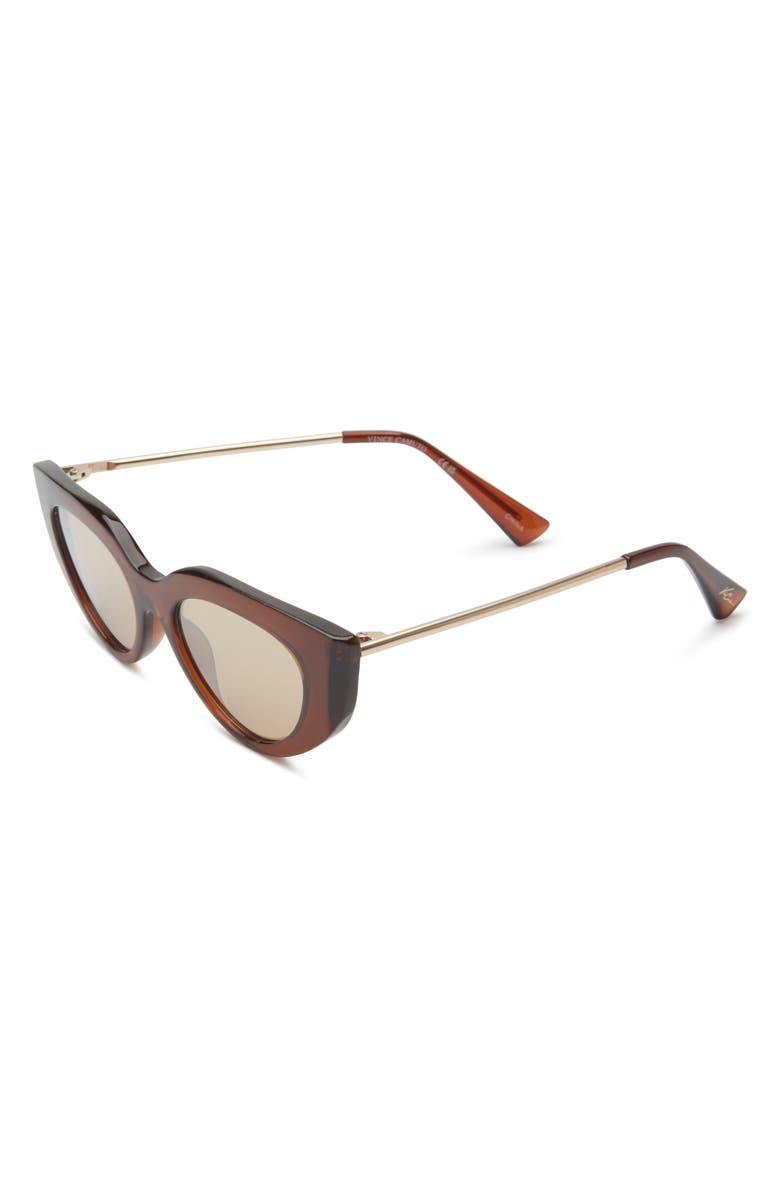 Vince Camuto 47mm Gradient Cat Eye Sunglasses, Alternate, color, Brown