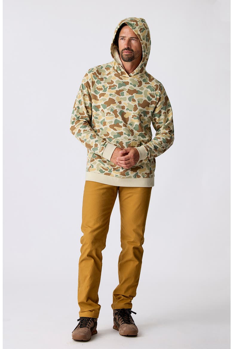 Fleece Hoodie, Alternate, color, VINTAGE CAMO