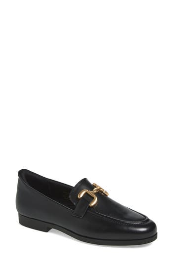 Marc Joseph New York Carmel Court Bit Buckle Loafer In Black Napa