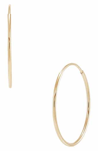 Frankie & Zoe Endless Hoop Earrings