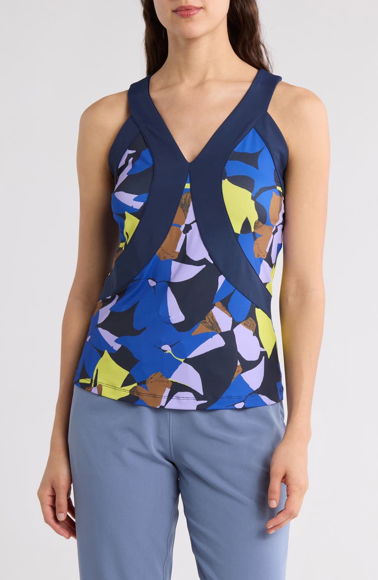 Original Penguin Abstract Floral Tank, Main, color,