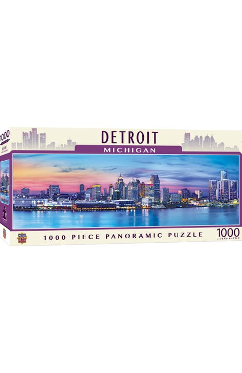 Detroit 1000pc Panoramic Puzzle