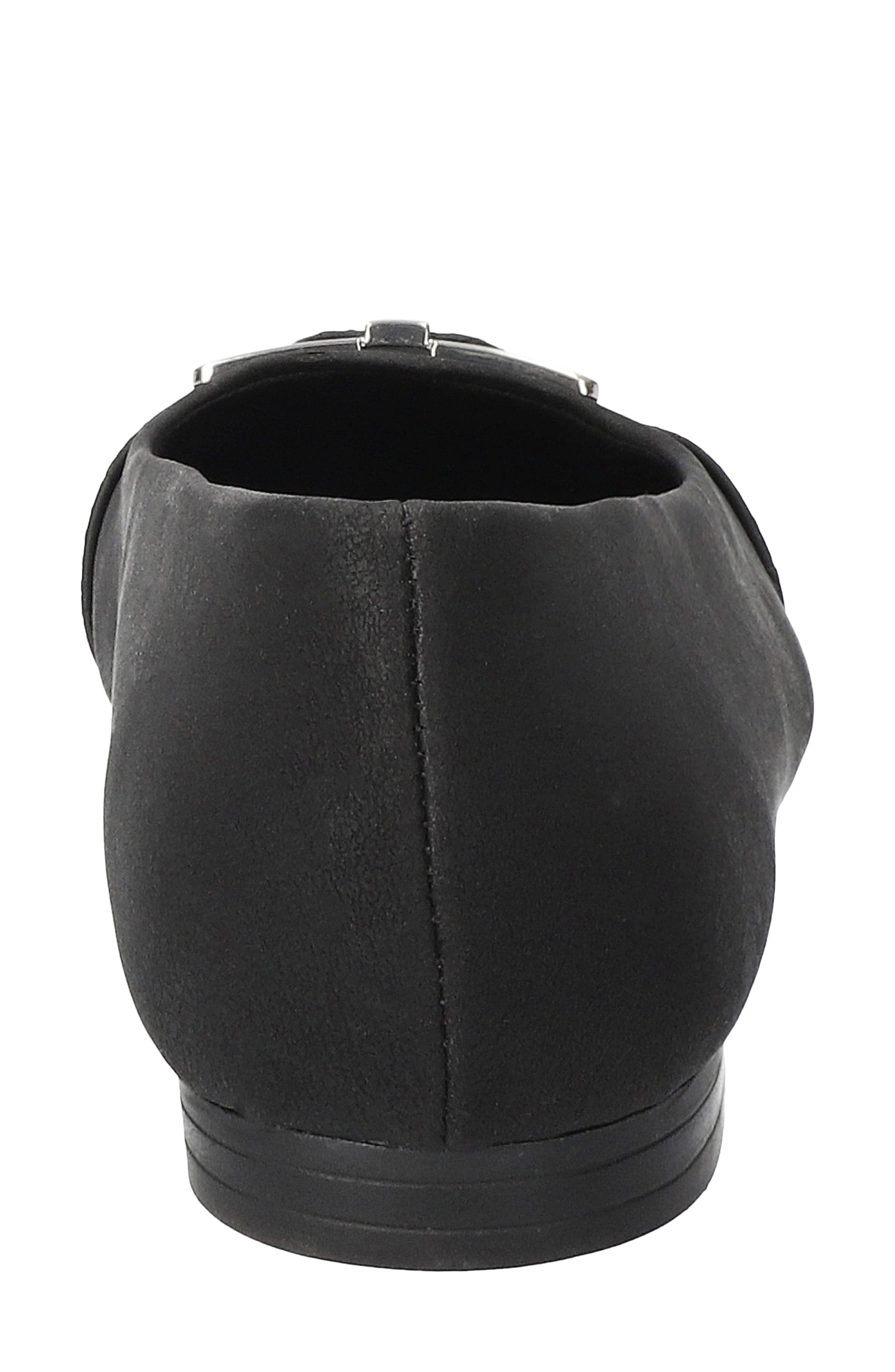 EASY STREET Keely Flat, Alternate, color, Black Matte-Croco