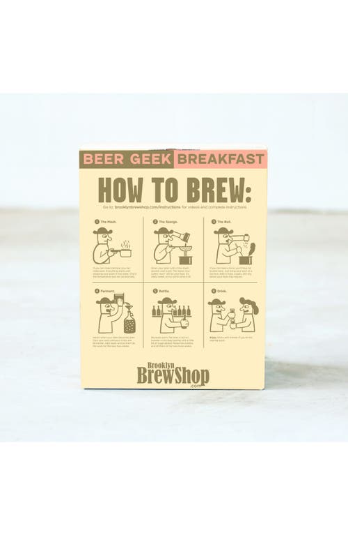 Brooklyn Brew Shop Mikkeller Beer Geek Breakfast Stout Beer Making Kit In Yellow