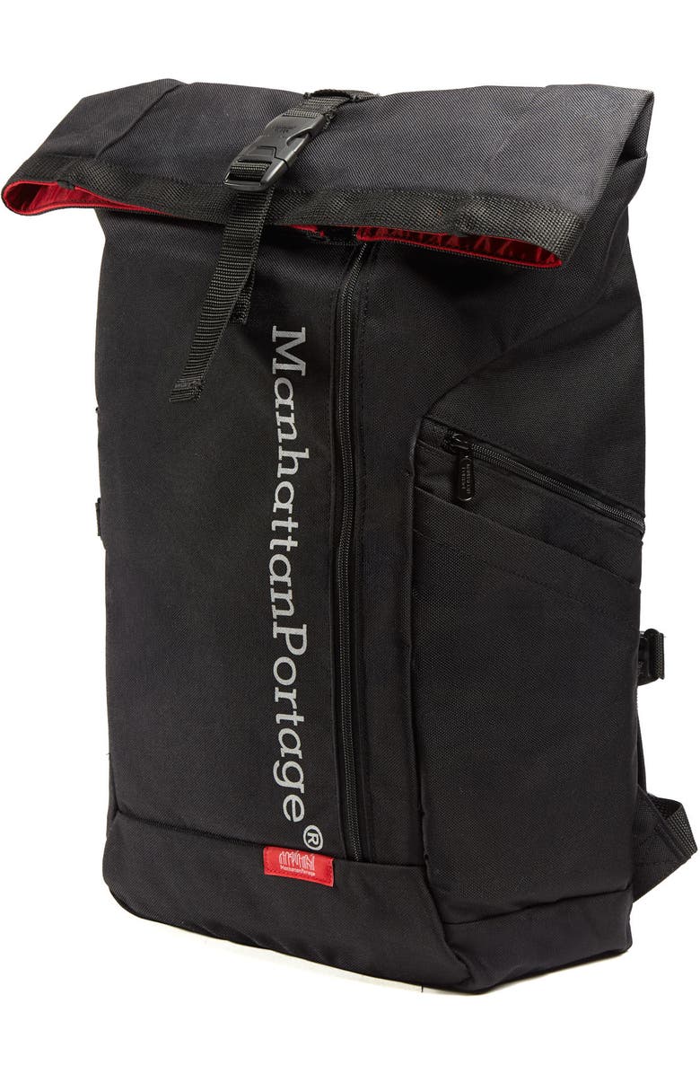 Manhattan Portage Reflective Pace Backpack Ver 2, Alternate, color, Black
