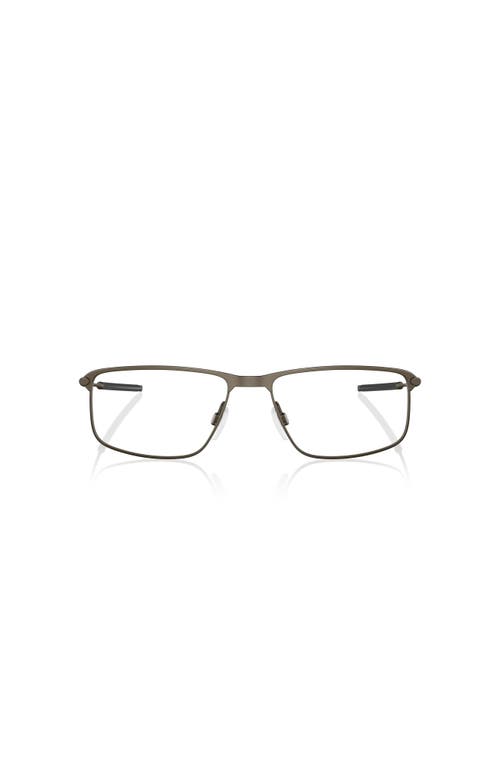 Oakley 54mm Rectangle Optical Glasses In Gray