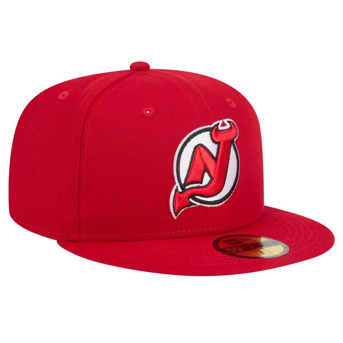 Men's New Era Red New Jersey Devils Core 59FIFTY Fitted Hat (Men ...