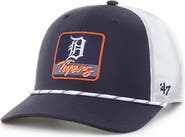 '47 Men's '47 Navy/White Detroit Tigers Scratch Adjustable Trucker Hat