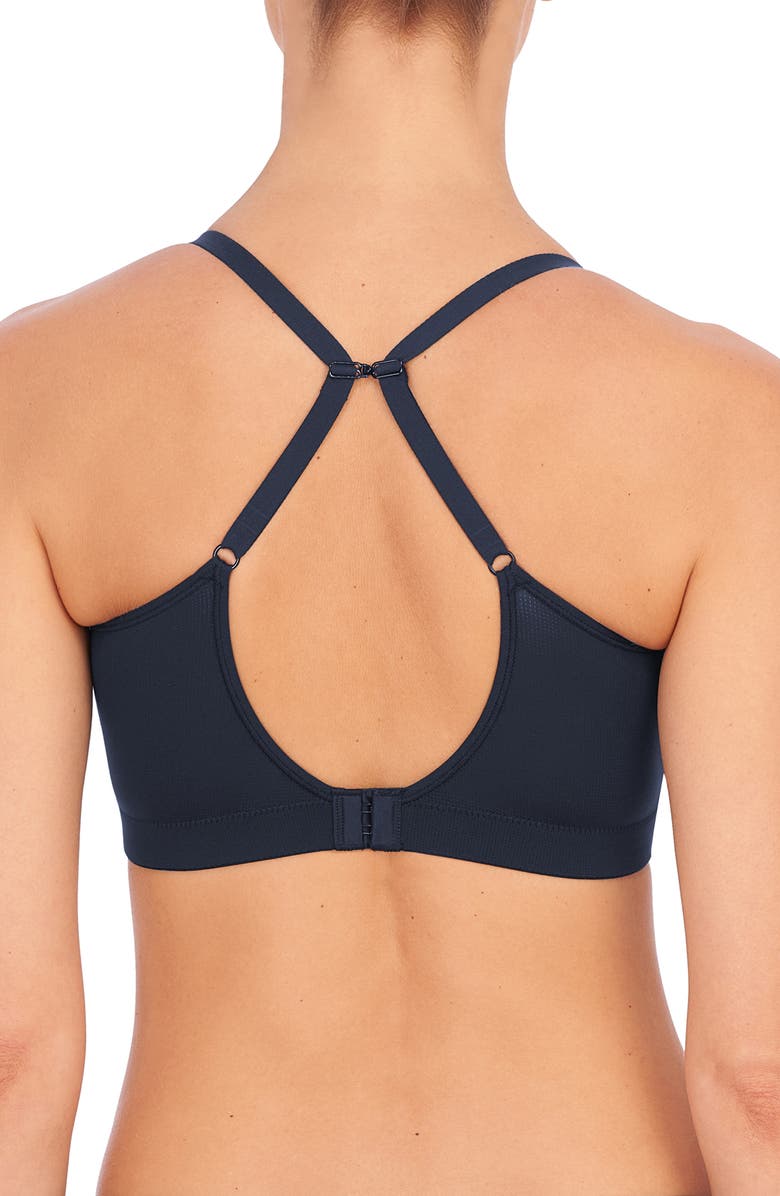 Natori Limitless Convertible Contour Sports Bra, Alternate, color, Navy