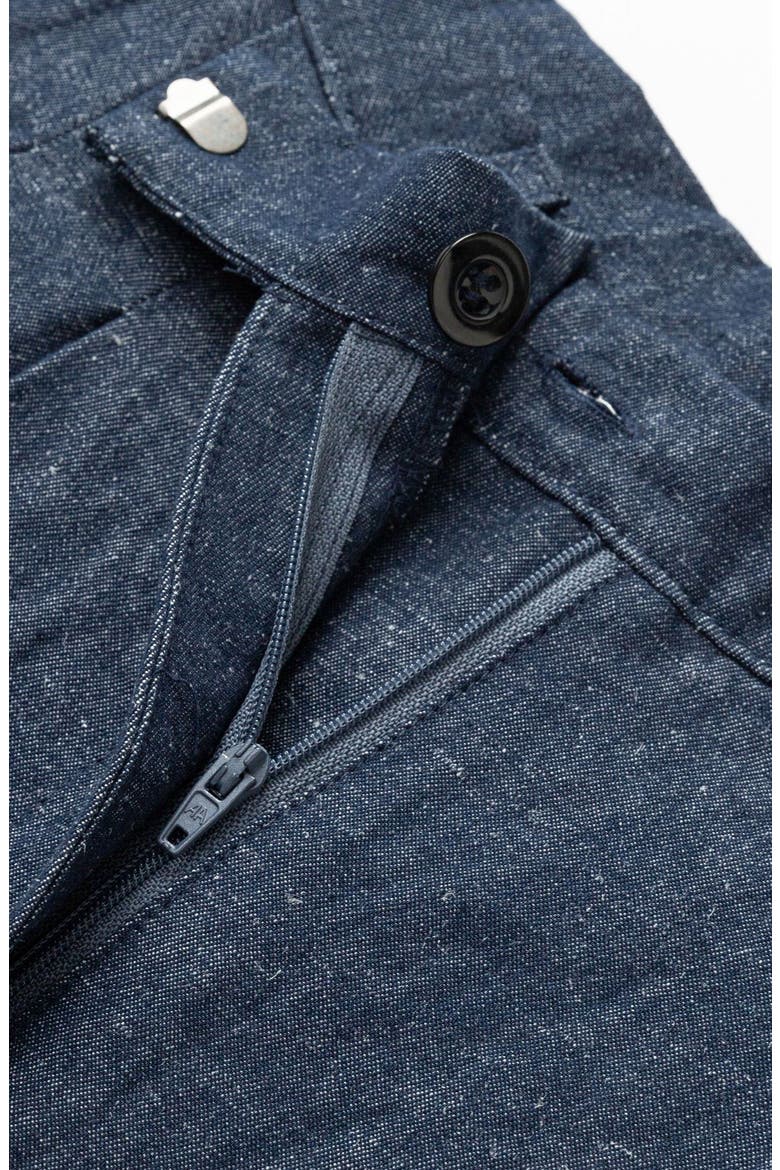 High Rise Trousers, Alternate, color, denim