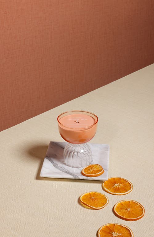 Zodax Orange Wine Cocktail Candle In Peach