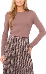Halogen® Long Sleeve Knit Top