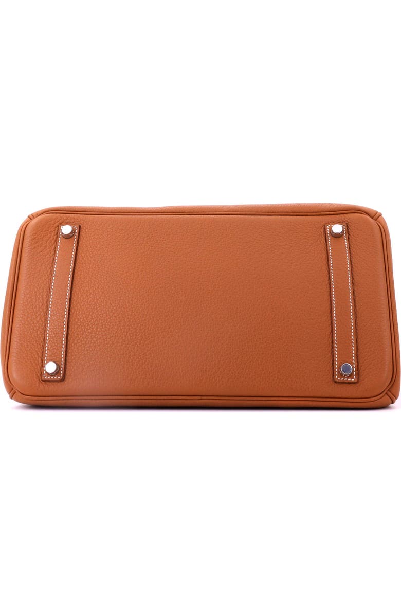 Pre-Owned Hermes Birkin Handbag Brown Togo with Palladium Hardware 35, Alternate, color, Gold