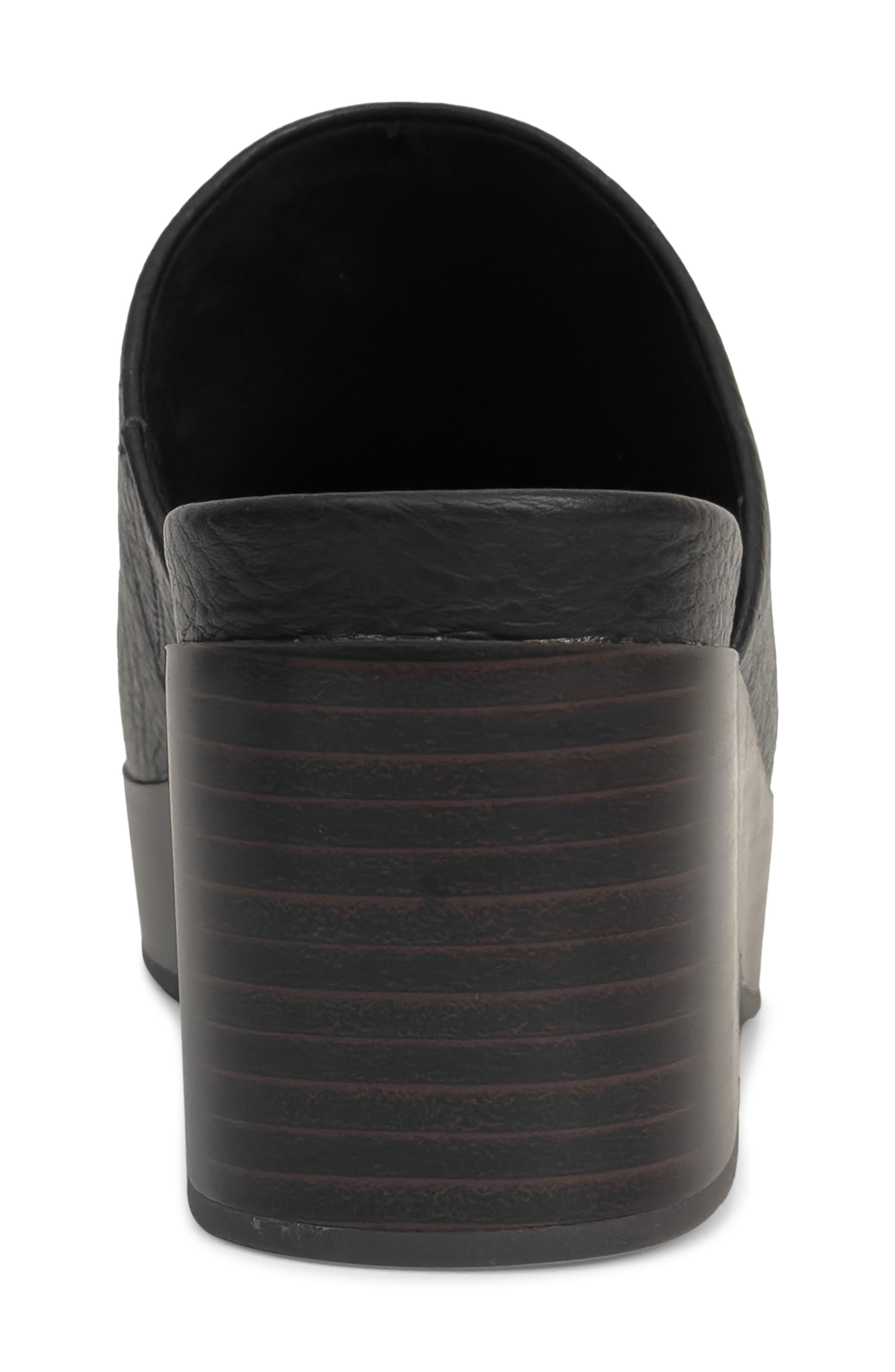 Aerosoles Chata Platform Mule, Alternate, color, Black Faux Leather