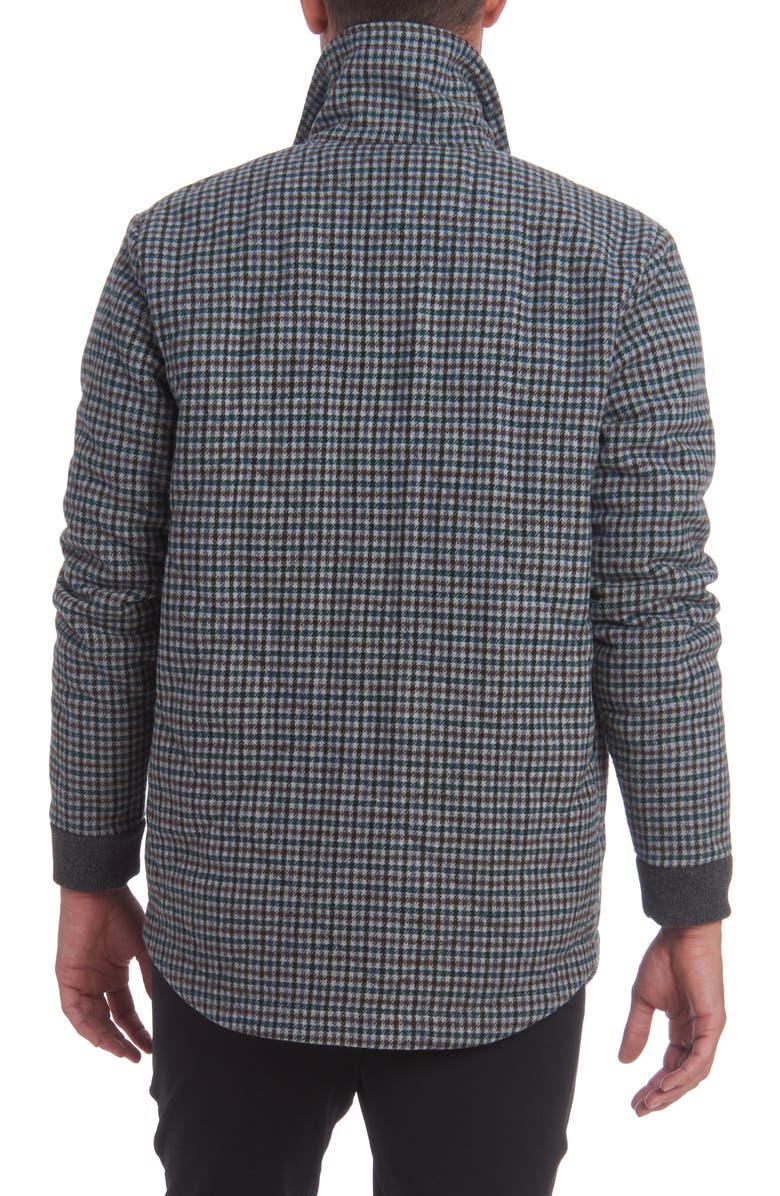 PINO BY PINOPORTE Quilted Wool Blend Overshirt, Alternate, color, 