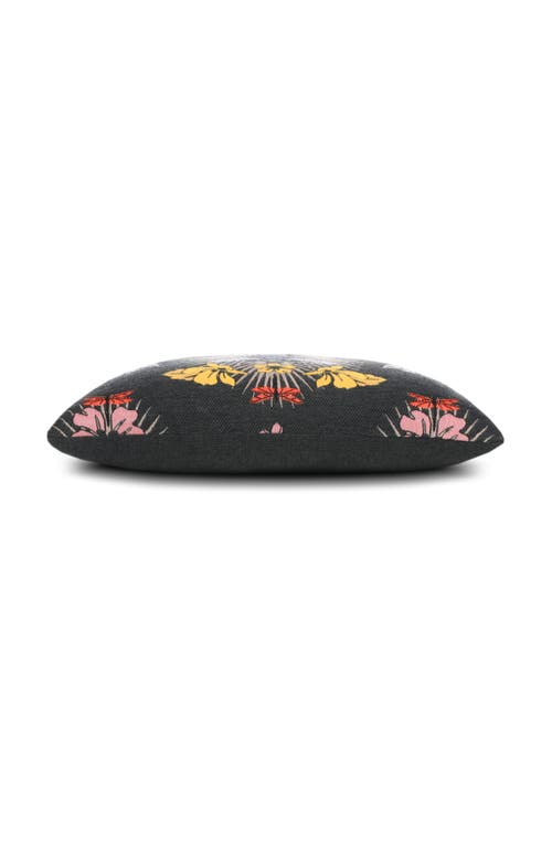 Elaine Smith Honey Bee Jacquard Chenille Accented Indoor & Outdoor Woven Accent Pillow