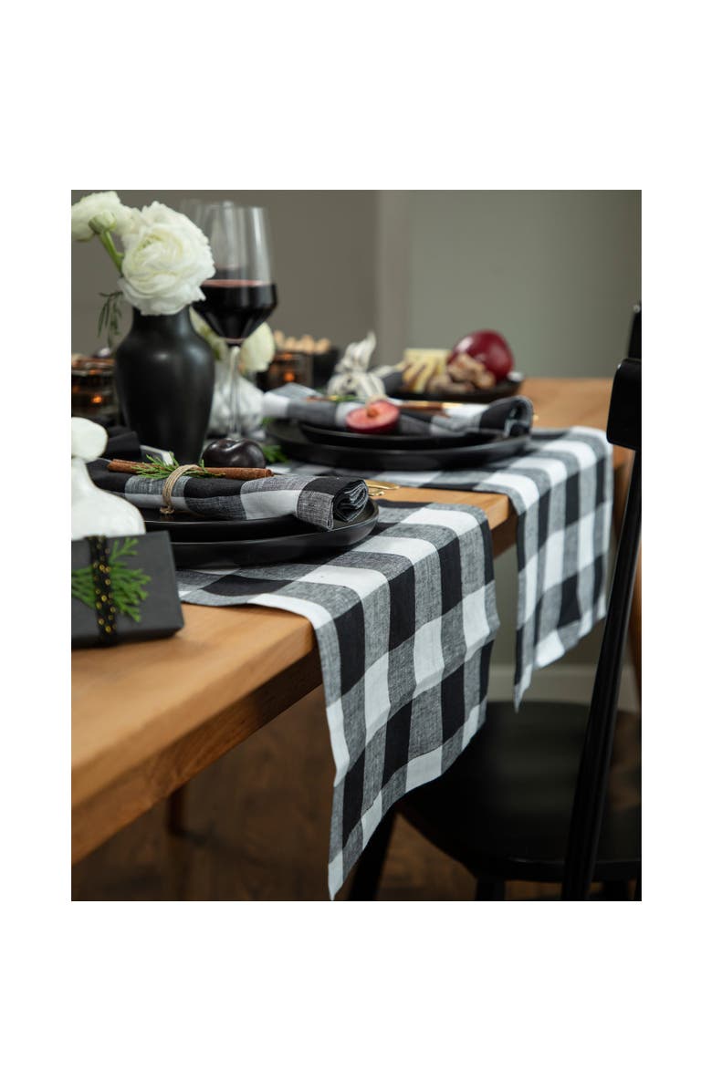 Solino Home Linen Placemats - Buffalo Check, 14" x 19", Alternate, color, 