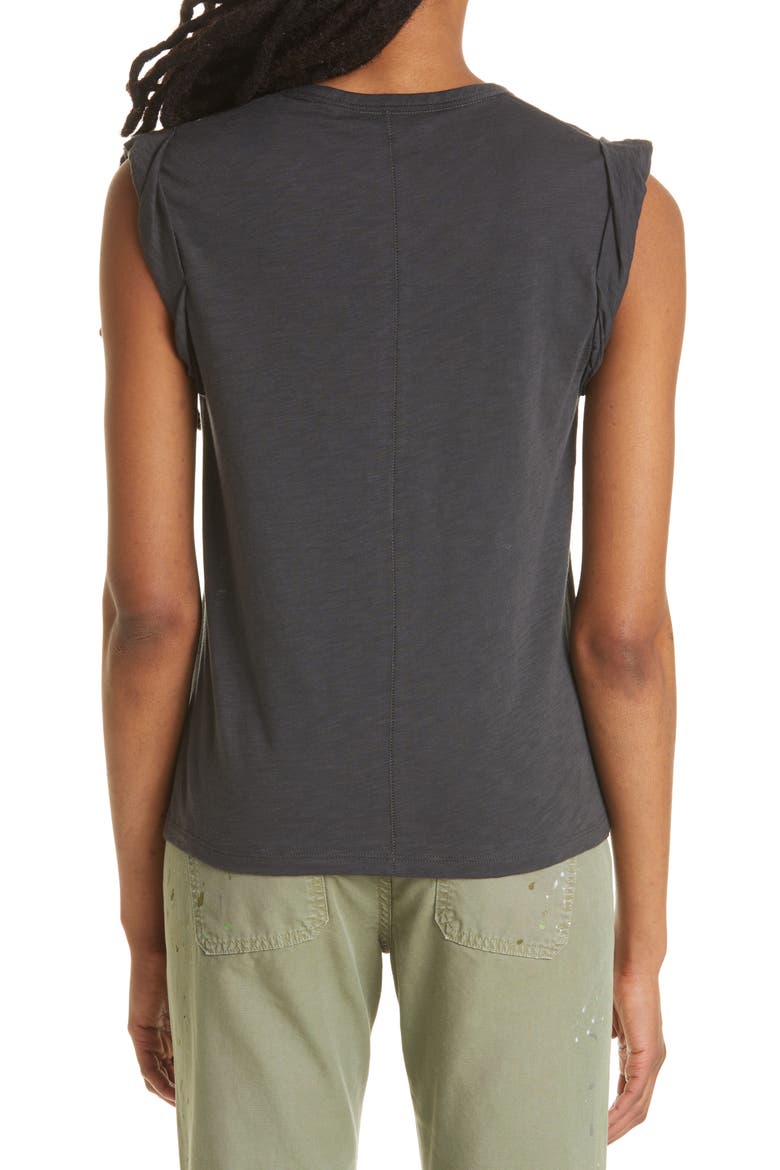 Dree Muscle Tee, Alternate, color, CHARCOAL