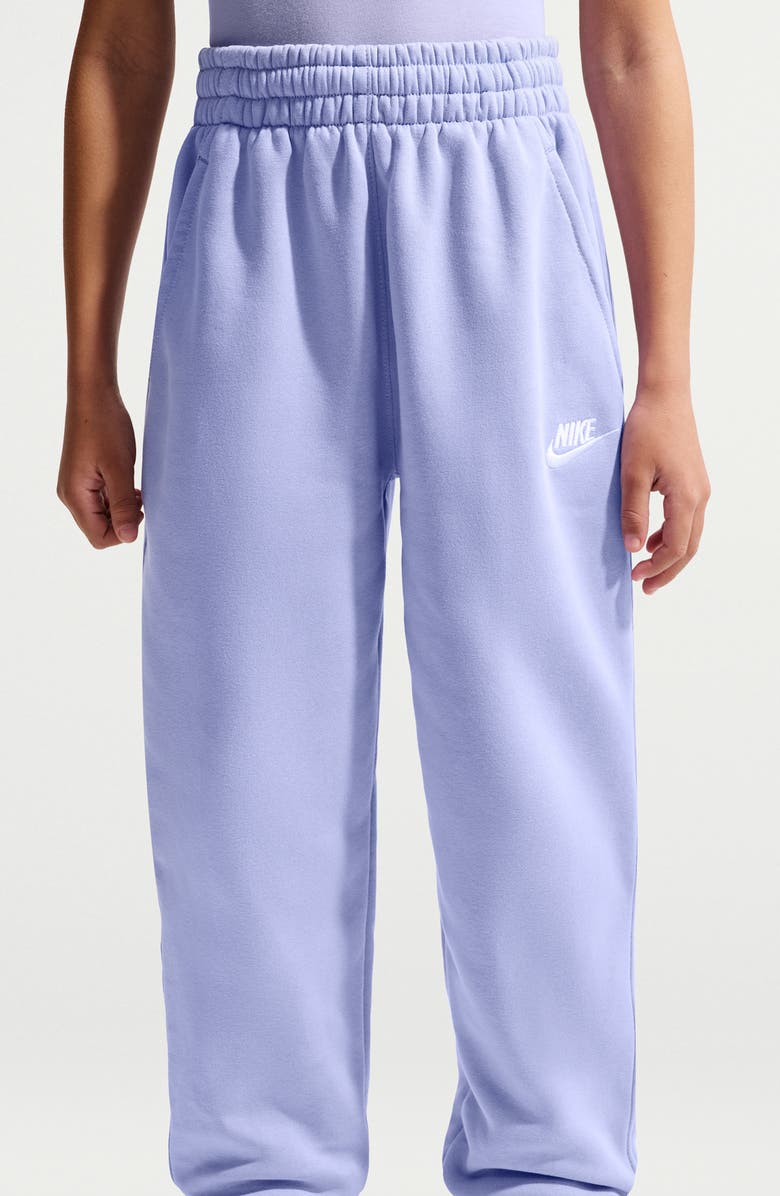 Nike Kids' Club Fleece Joggers, Alternate, color, Light Thistle/ White