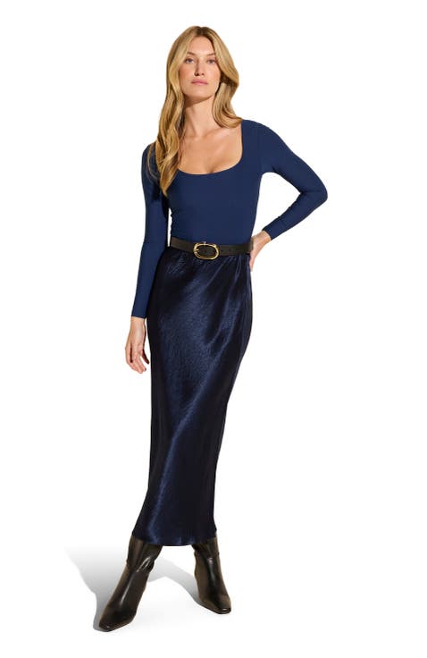 DaySculpt Long Sleeve Snapped Top