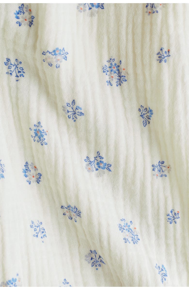 H&M 2-piece Cotton Muslin Set, Alternate, color, Cream/Floral