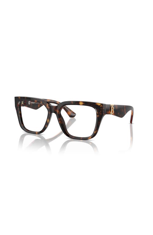 Burberry 51mm Square Optical Glasses In Black