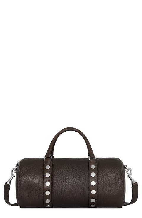 Tootsie Leather Barrel Crossbody Bag