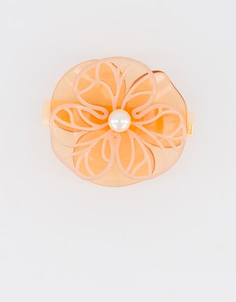 Boheme camelia acetate hair barette