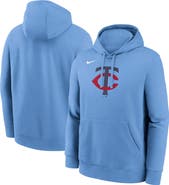 Nike Men's Nike Light Blue Minnesota Twins Logo Club Fleece Hoodie