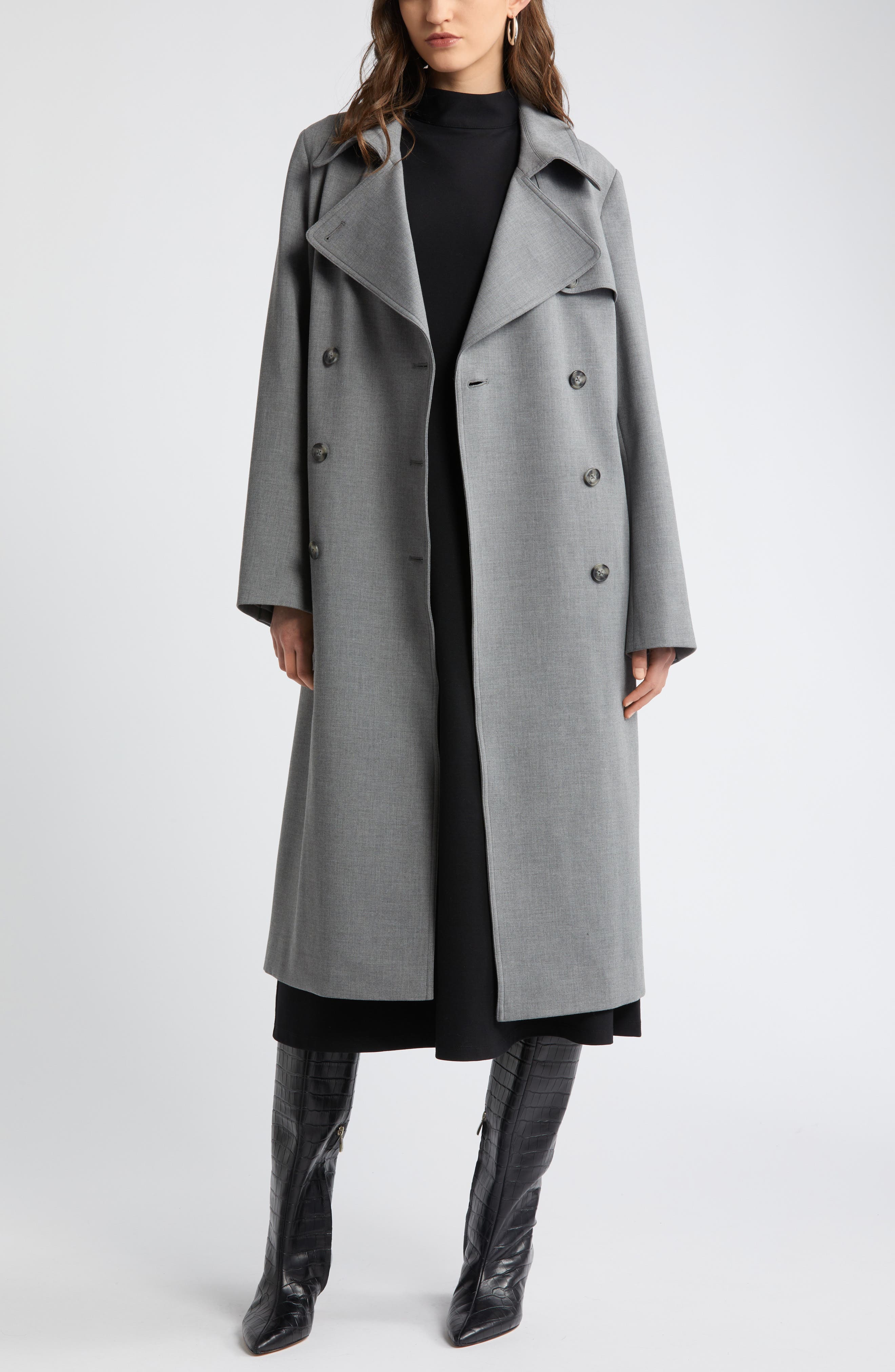 Nordstrom Oversize Double Breasted Trench Coat (Women) | Nordstromrack