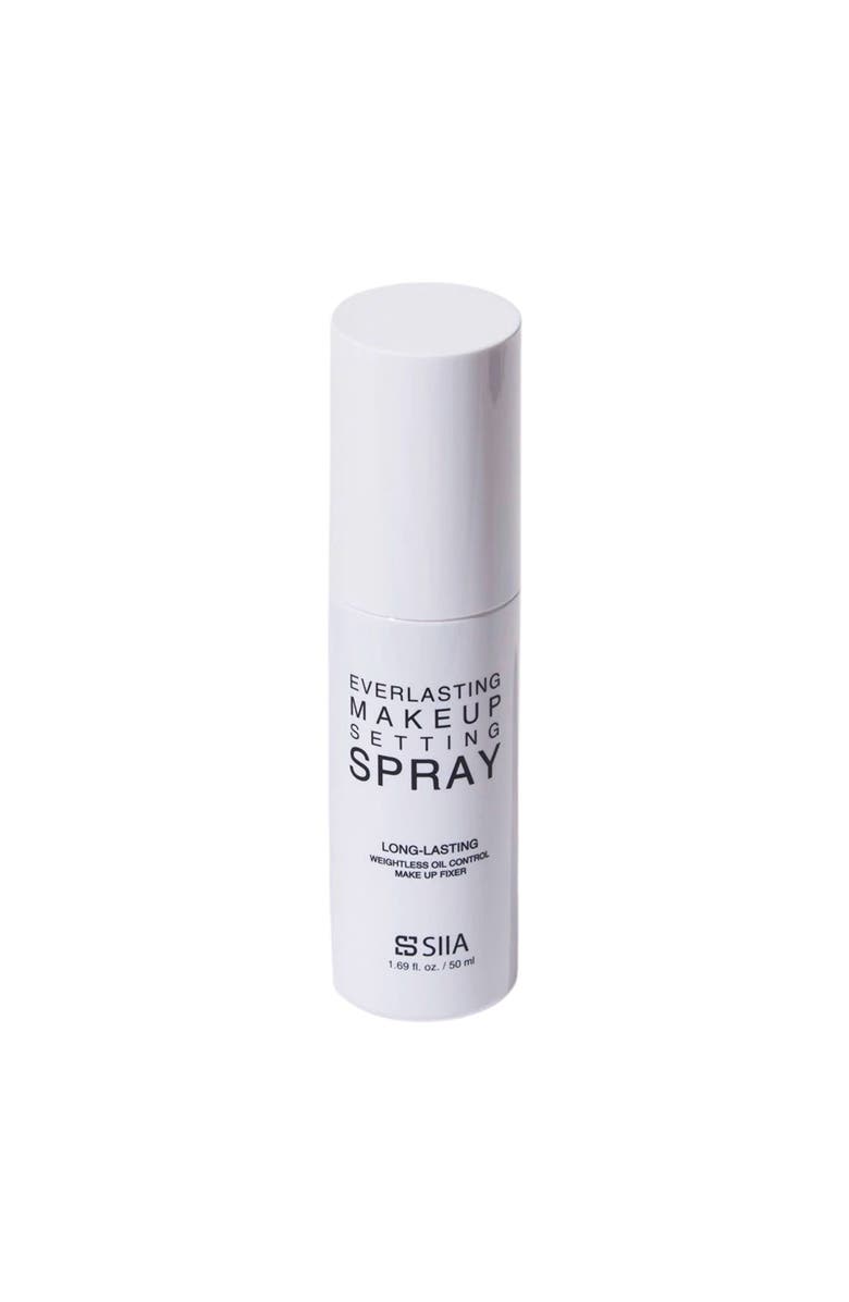 Siia Cosmetics Everlasting Makeup Setting Spray, Main, color, NO COLOR