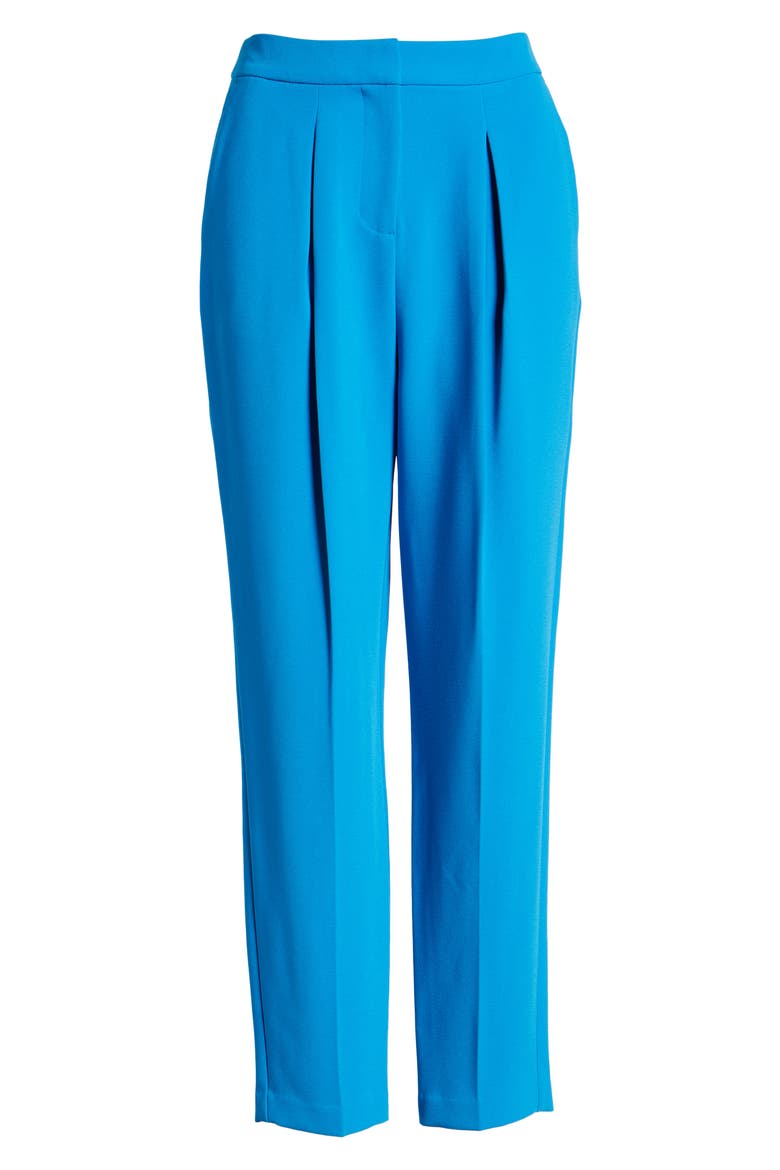 Clara Peg Belted Trousers, Alternate, color, COBALT