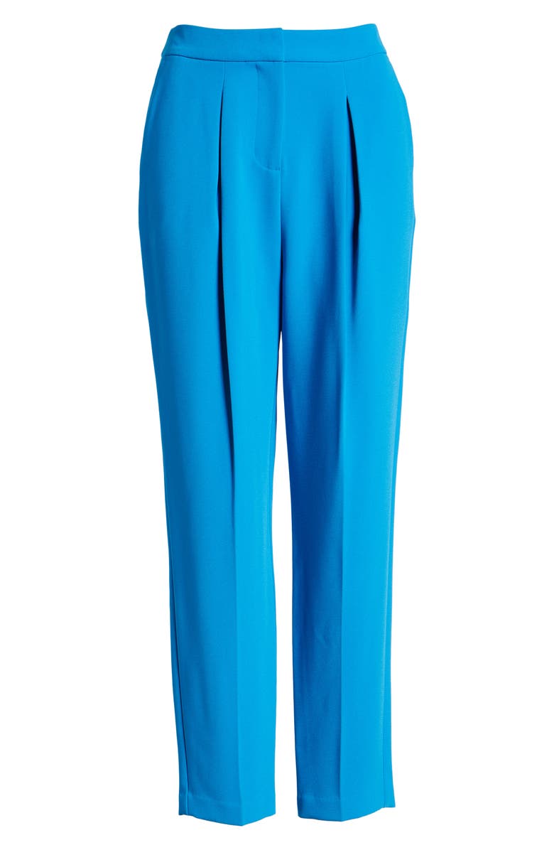 Topshop Clara Peg Belted Trousers, Alternate, color,