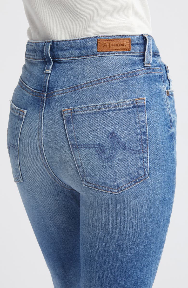 AG Saige Ankle Straight Leg Jeans, Alternate, color, 18 Years Providence