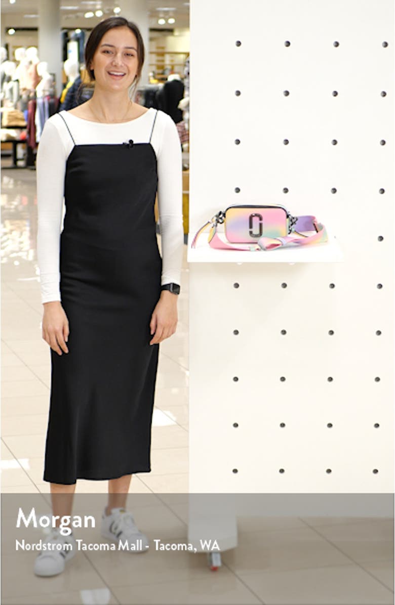 THE MARC JACOBS Snapshot Airbrushed Leather Crossbody Bag, sales video thumbnail