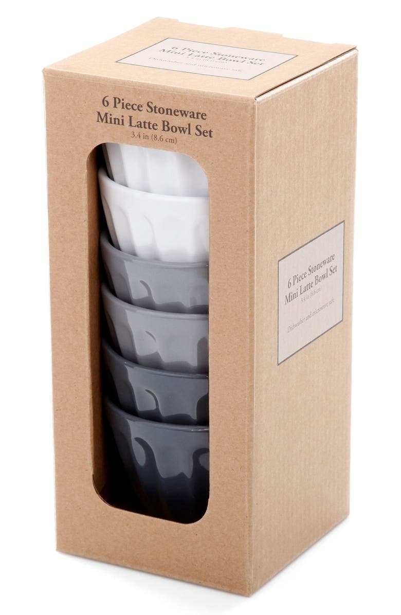 GIBSONLOOK Gibson Mini Stoneware Latte Bowls, Alternate, color, 