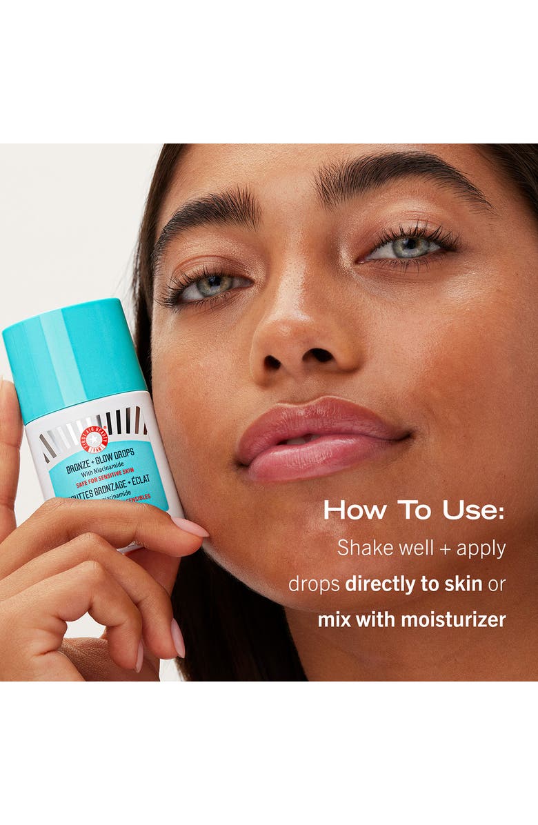 First Aid Beauty Bronze + Glow Drops with Niacinamide, Alternate, color,