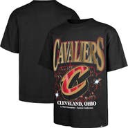 '47 Men's '47 Black Cleveland Cavaliers Past Champs Collection Flashbulb Foundation T-Shirt
