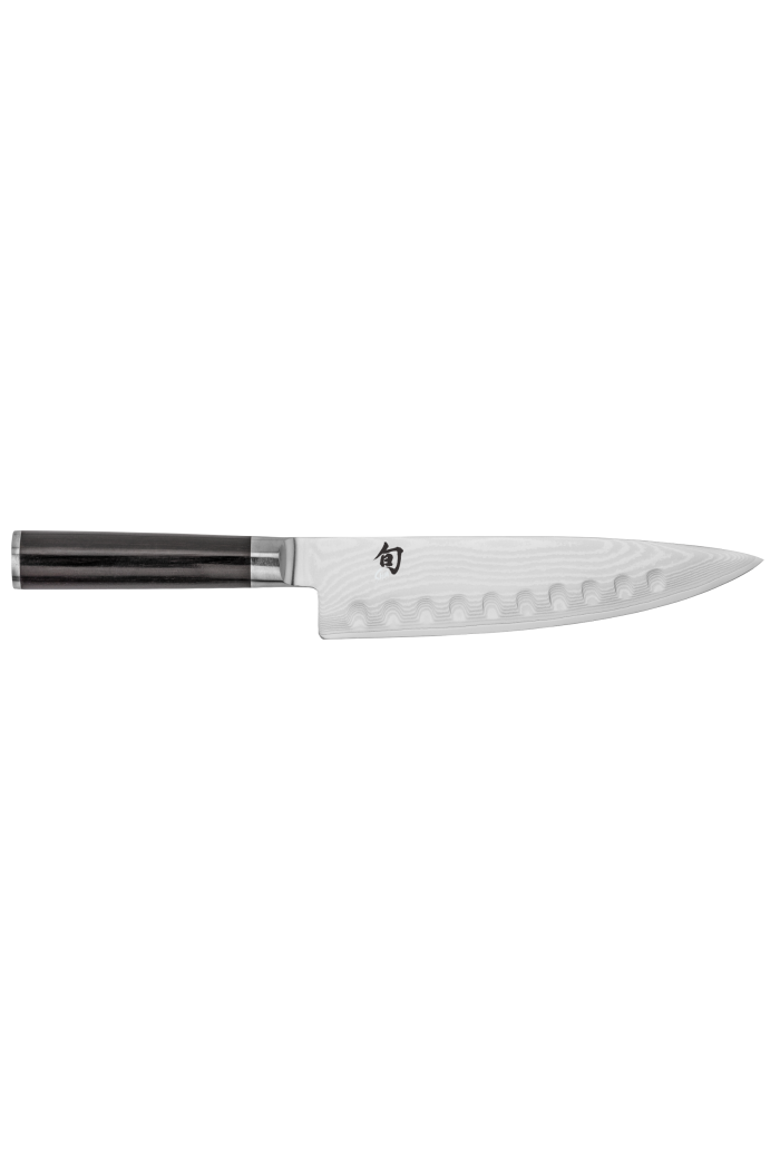 Classic Hollow Ground Chef's Knife, 8 inch, Main, color, BLACK