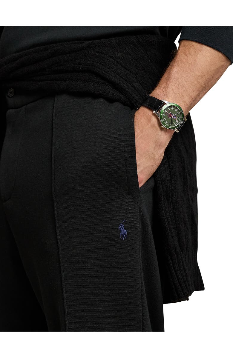 Polo Ralph Lauren Big & Tall Double-Knit Jogger Pants, Alternate, color, Black