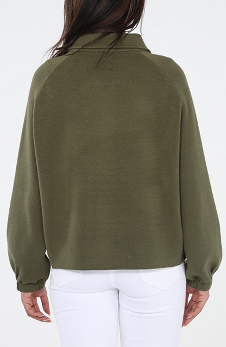 RAIN AND ROSE Button Front Jacket, Alternate, color, Green