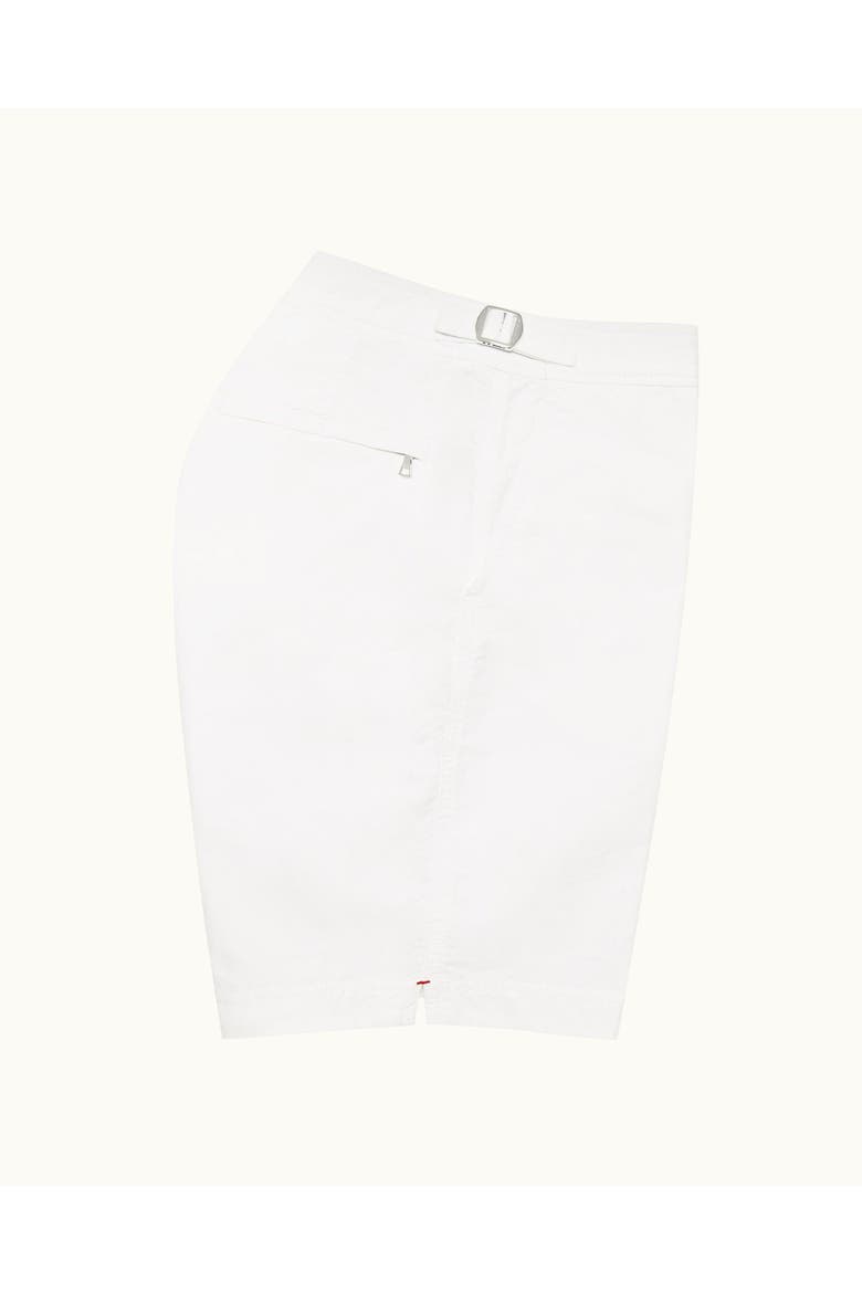 Dane Longest-Length Swim Shorts, Alternate, color, White