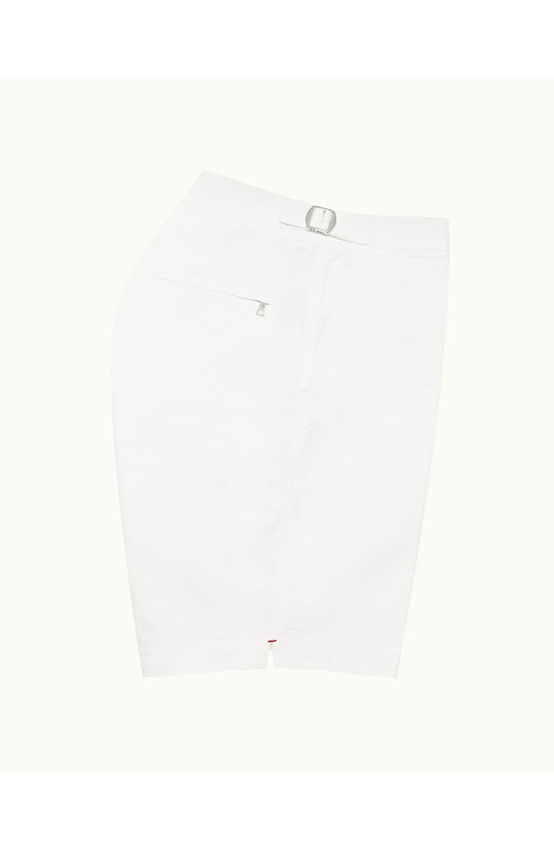 Orlebar Brown Dane Longest-Length Swim Shorts, Alternate, color, White