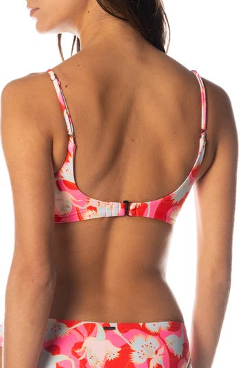 Floral Rush Lanai Reversible Bikini Top