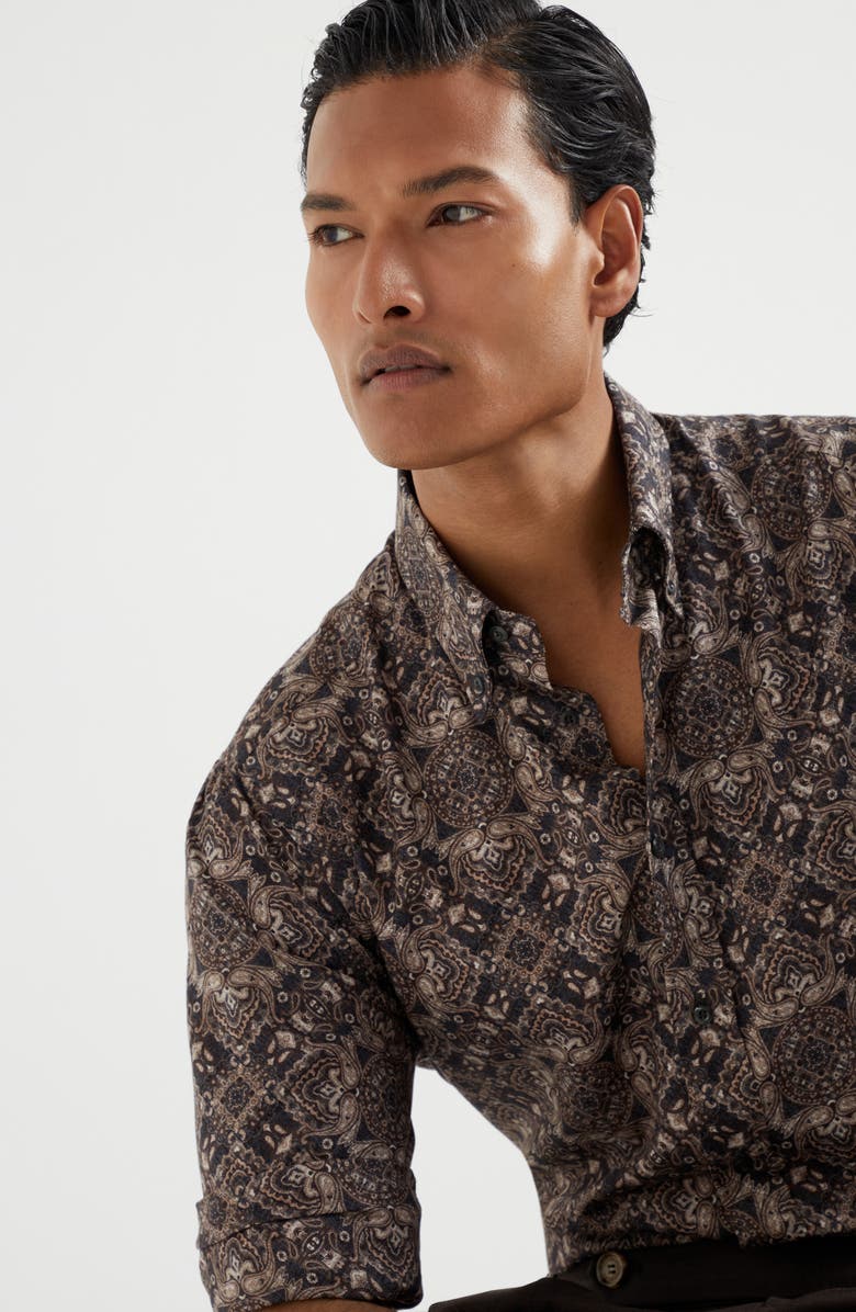 Brunello Cucinelli Twill shirt, Alternate, color, 