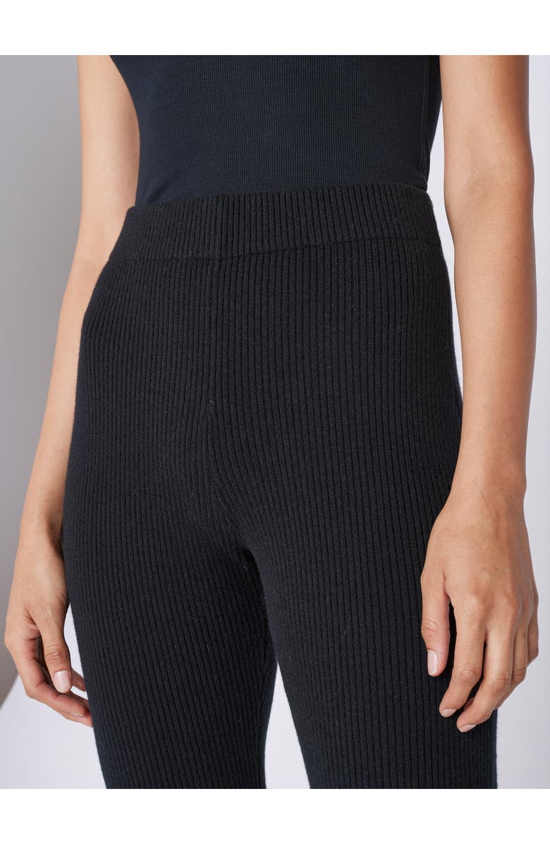 FRAME Rib Cashmere Blend Flare Pants, Alternate, color,