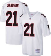 Mitchell & Ness Men's Mitchell & Ness Deion Sanders White Atlanta Falcons Big & Tall 1992 Retired Player Replica Jersey