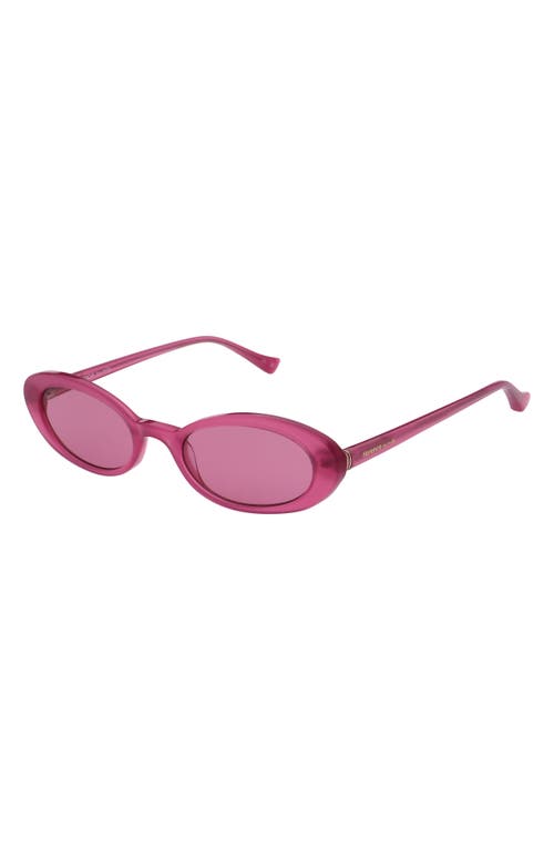 Florence By Mills 52mm Oval Sunglasses In Pink